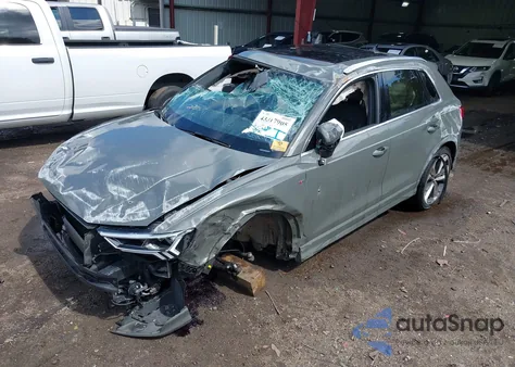 2020 Audi Q3 Premium Plus S-Line из США, поврежденный, VIN WA1EECF30L1028223